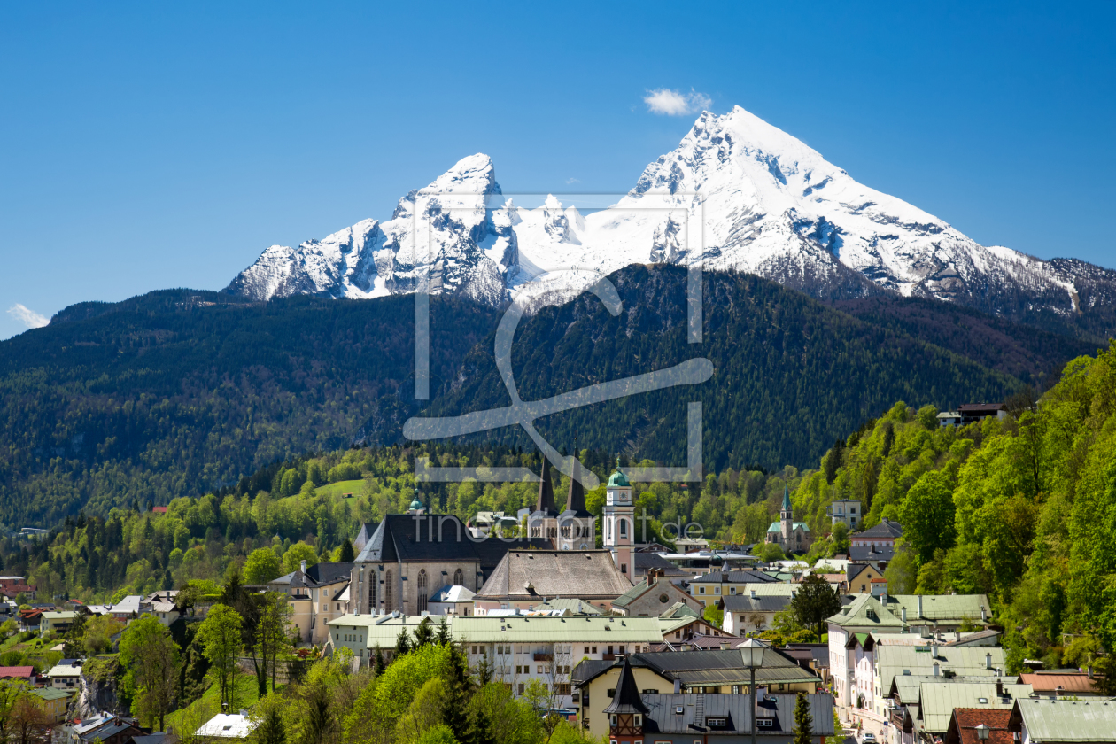 Bild-Nr.: 12017548 Berchtesgaden mit Watzmann erstellt von Hamburg-Impressionen