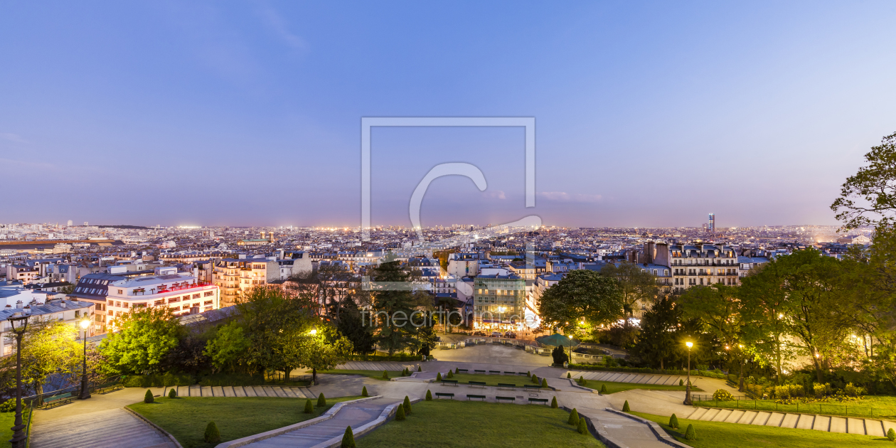 Bild-Nr.: 12017832 Blick vom Montmartre auf Paris erstellt von dieterich