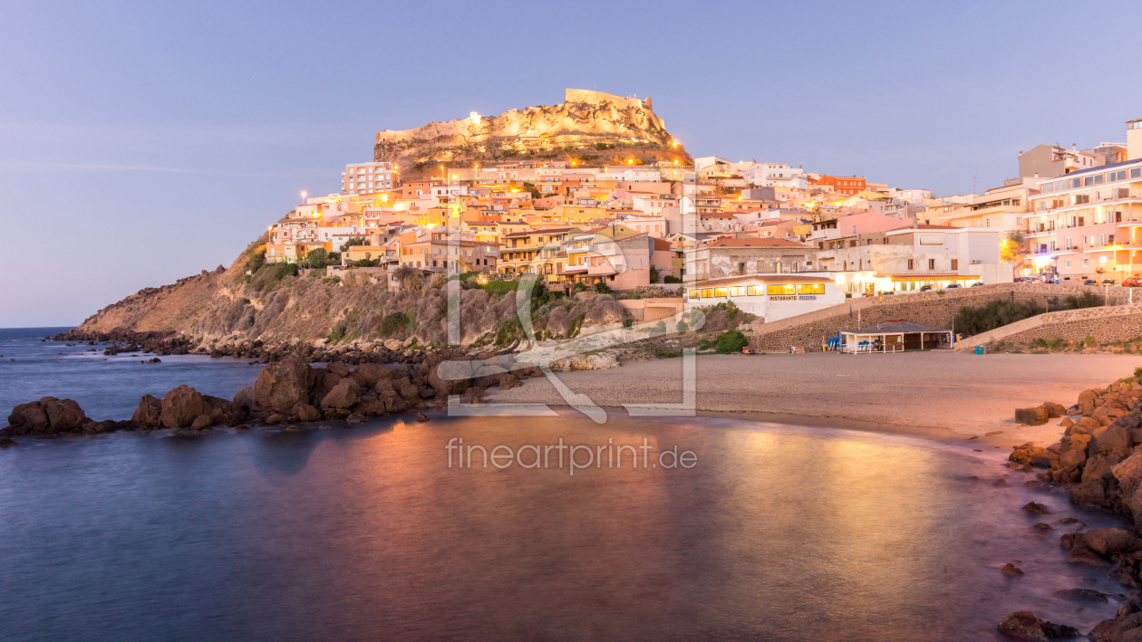 Bild-Nr.: 12018091 Castelsardo bei Nacht erstellt von alphafotos