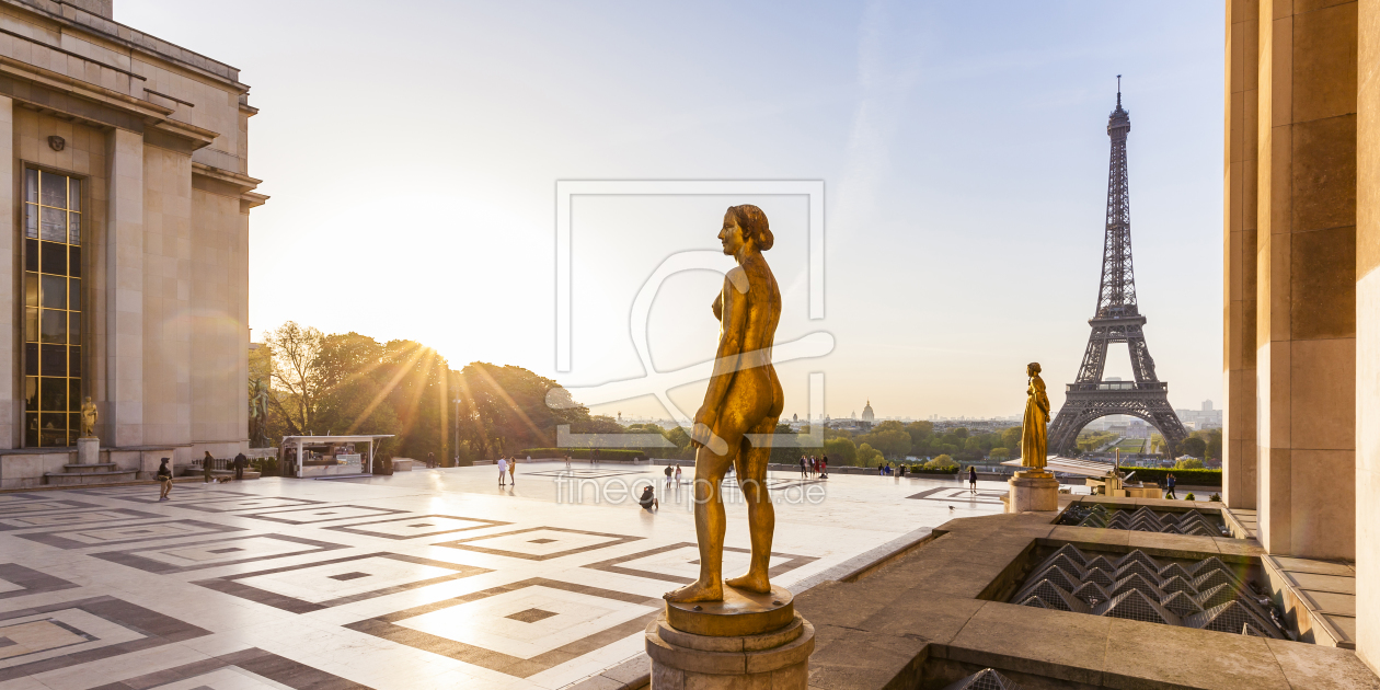 Bild-Nr.: 12018162 Place de Trocadero und Eiffelturm in Paris erstellt von dieterich