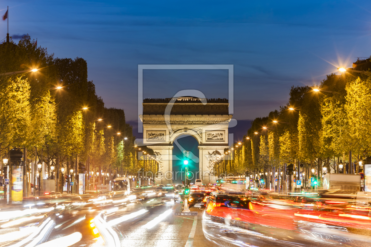 Bild-Nr.: 12018167 Arc de Triomphe in Paris erstellt von dieterich