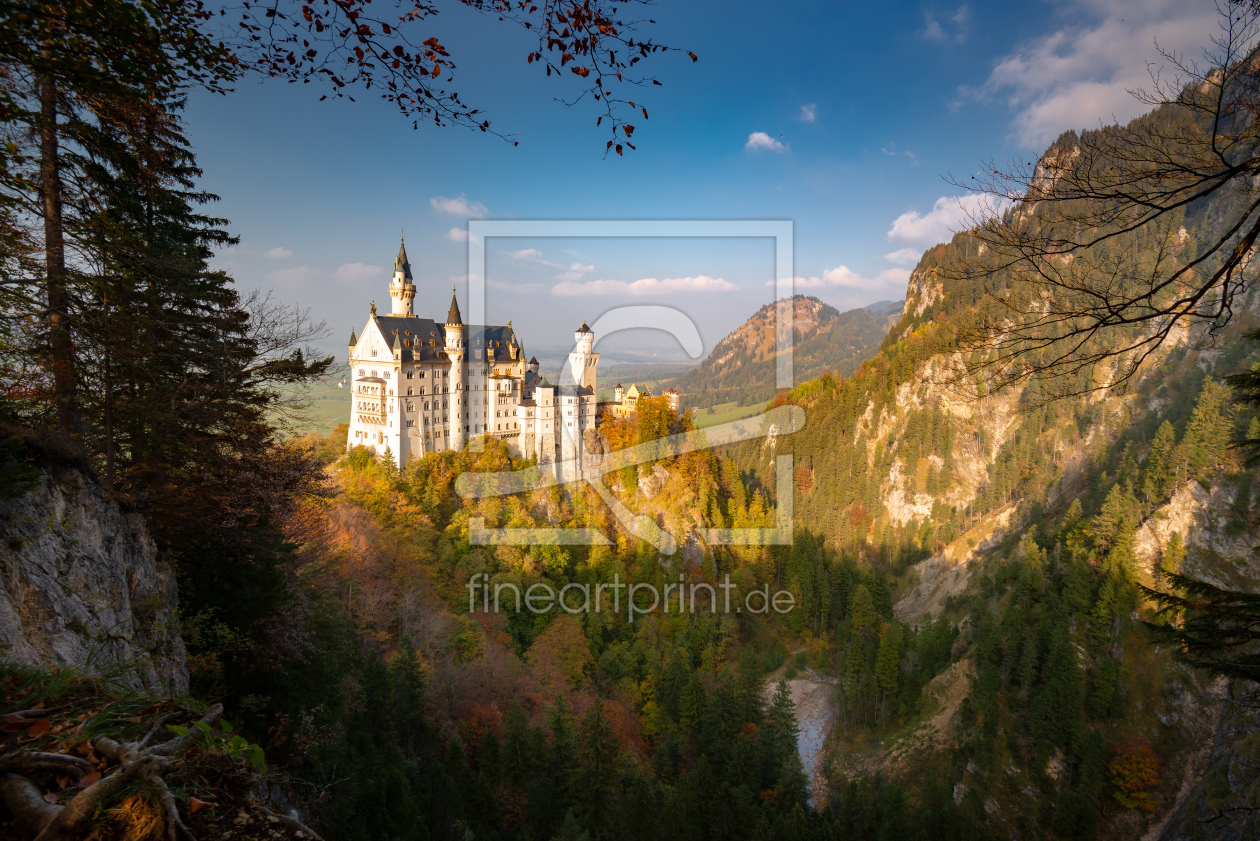 Bild-Nr.: 12018706 Schloss Neuschwanstein im Herbstmantel erstellt von orxy