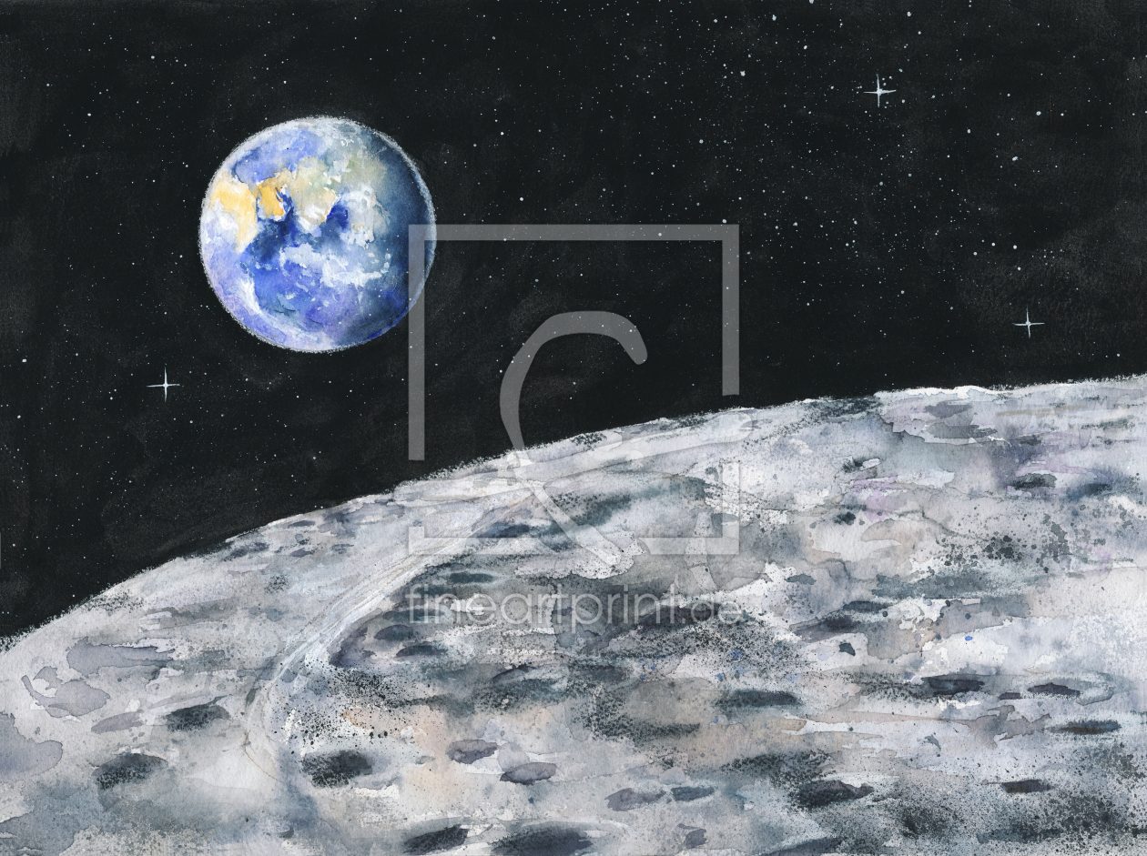 Bild-Nr.: 12018846 Erde vom Mond erstellt von JitkaKrause