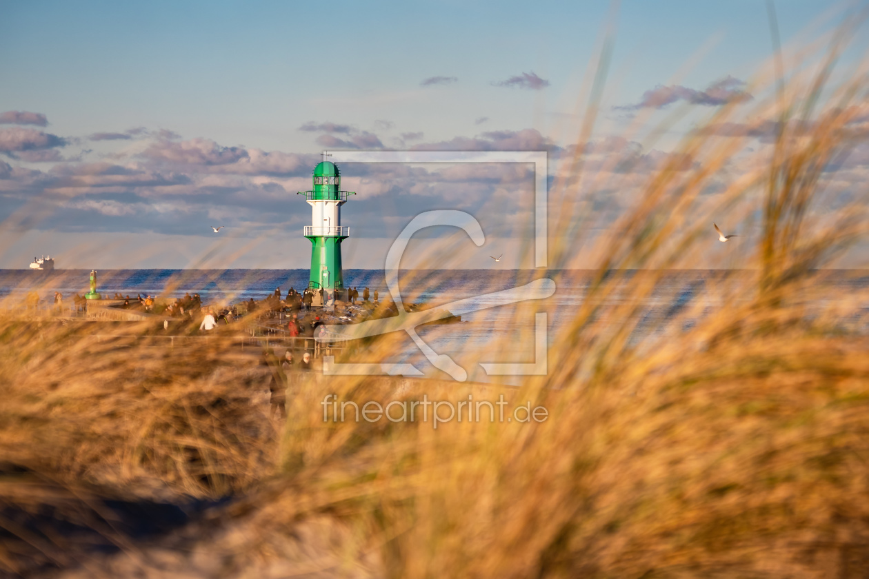 Bild-Nr.: 12019510 Mole an der Ostseeküste in Warnemünde erstellt von Rico Ködder