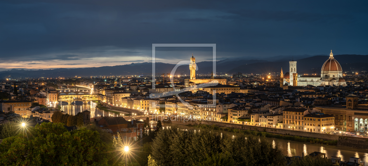 Bild-Nr.: 12019817 Abendstimmung über Florenz erstellt von Achim Thomae
