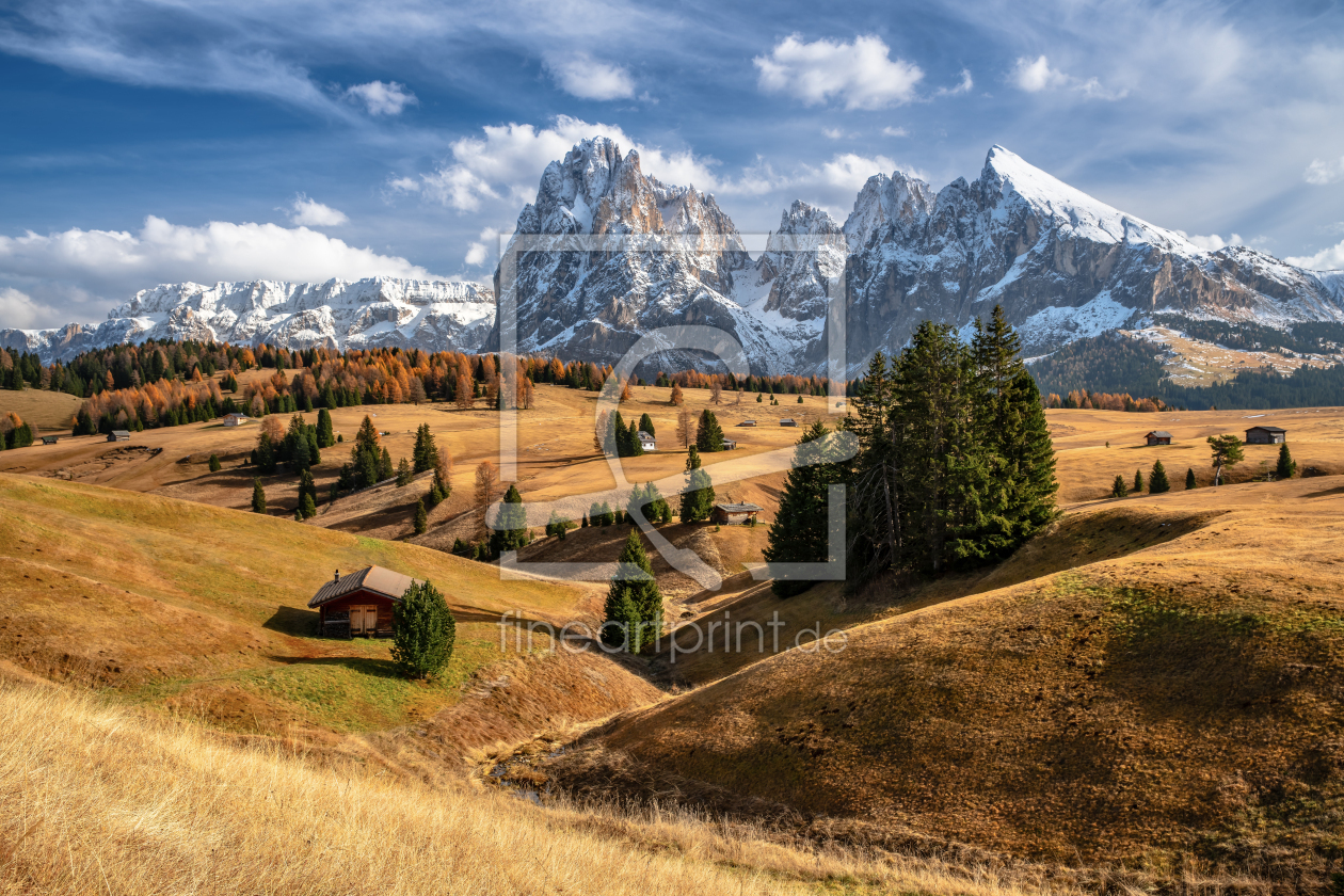 Bild-Nr.: 12020152 Herbst auf der Seiser Alm Südtirol erstellt von Achim Thomae