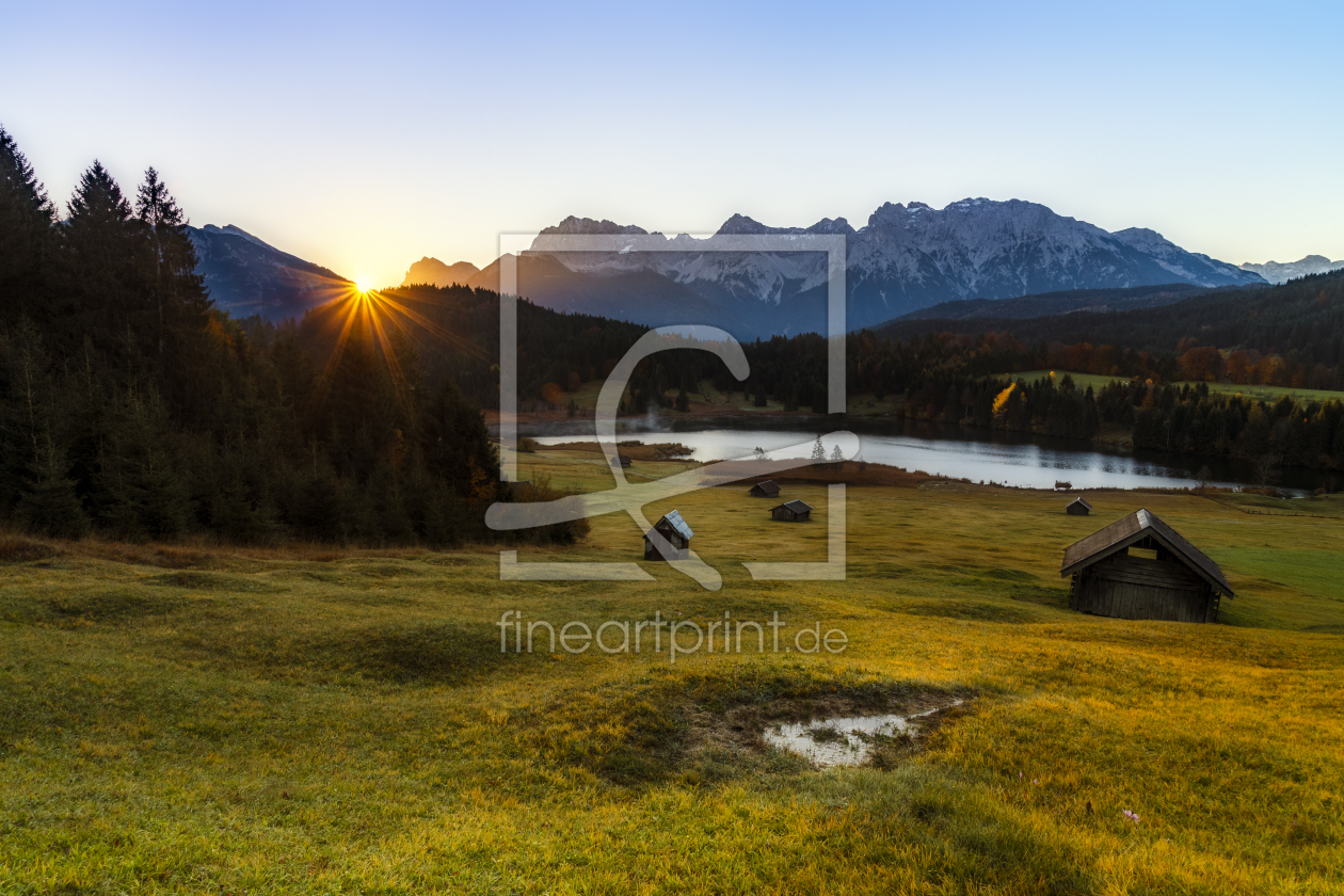 Bild-Nr.: 12021170 Tagesanbruch im Karwendel erstellt von Daniela Beyer