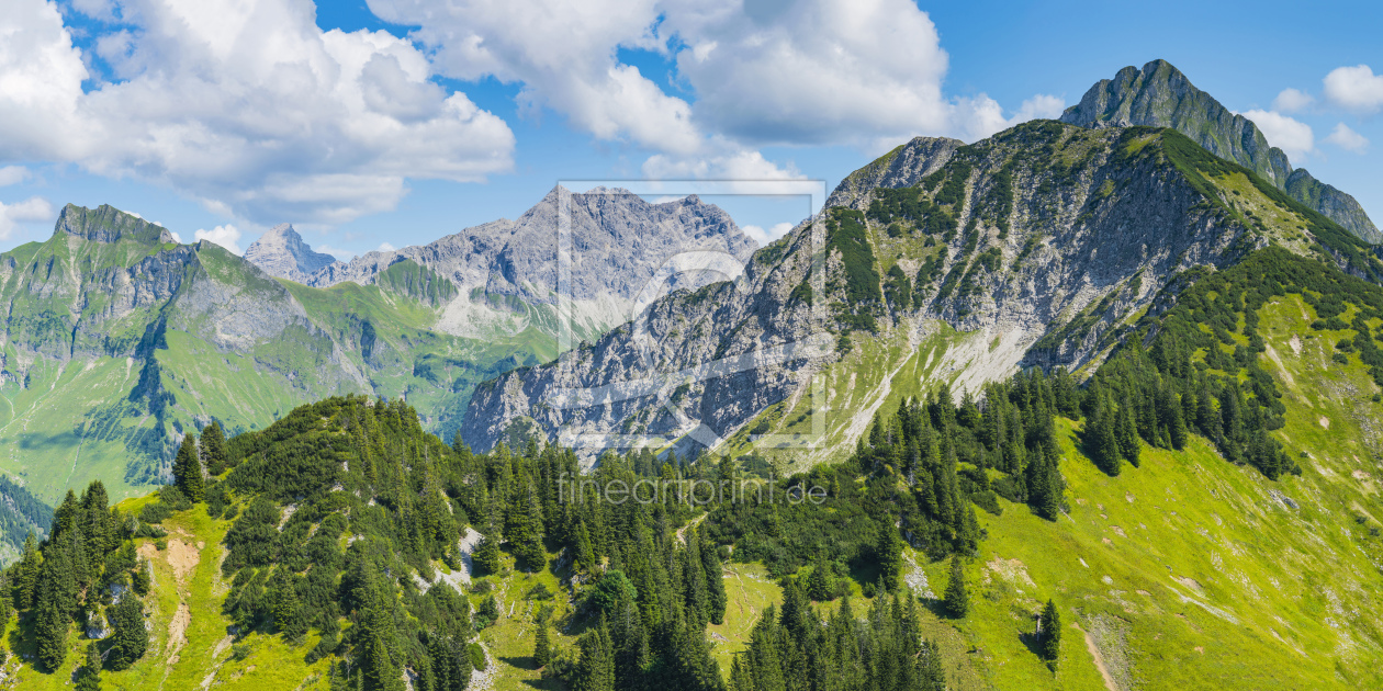 Bild-Nr.: 12025764 Panorama vom Riefenkopf erstellt von Walter G. Allgöwer