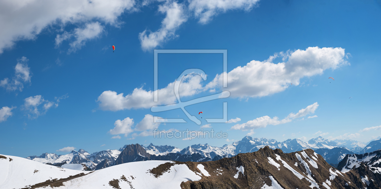 Bild-Nr.: 12026211 Alpenkette Nebelhorn und Wolkenhimmel erstellt von SusaZoom