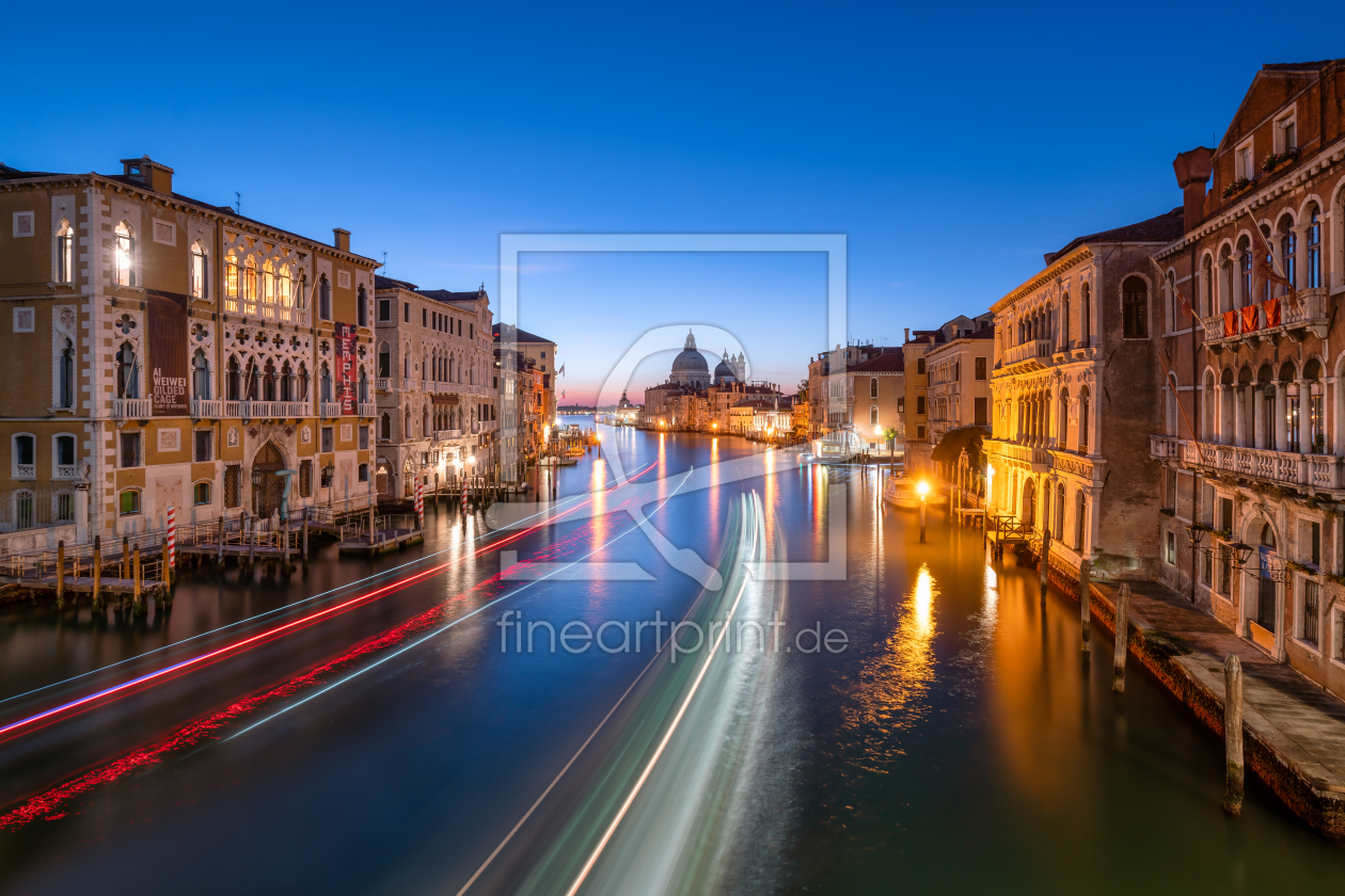 Bild-Nr.: 12029257 Canal Grande in Venedig bei Nacht erstellt von eyetronic