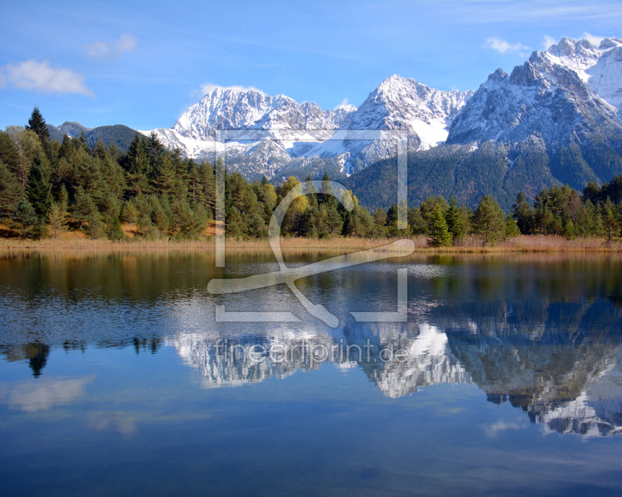 Bild-Nr.: 12029501 Luttensee - Karwendel erstellt von GUGIGEI