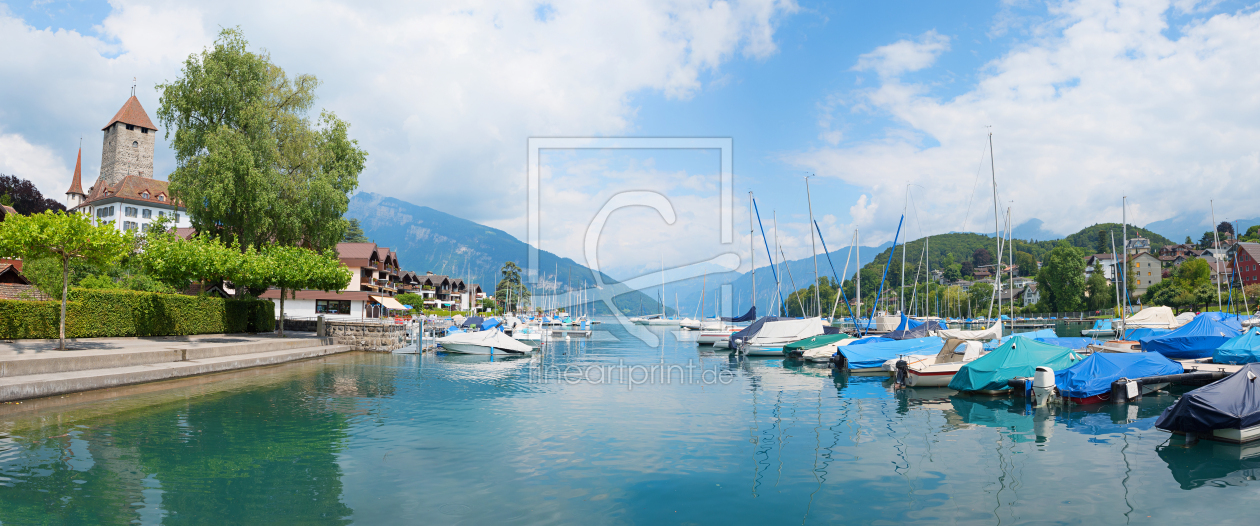 Bild-Nr.: 12030837 Hafen von Spiez am Thunersee erstellt von SusaZoom