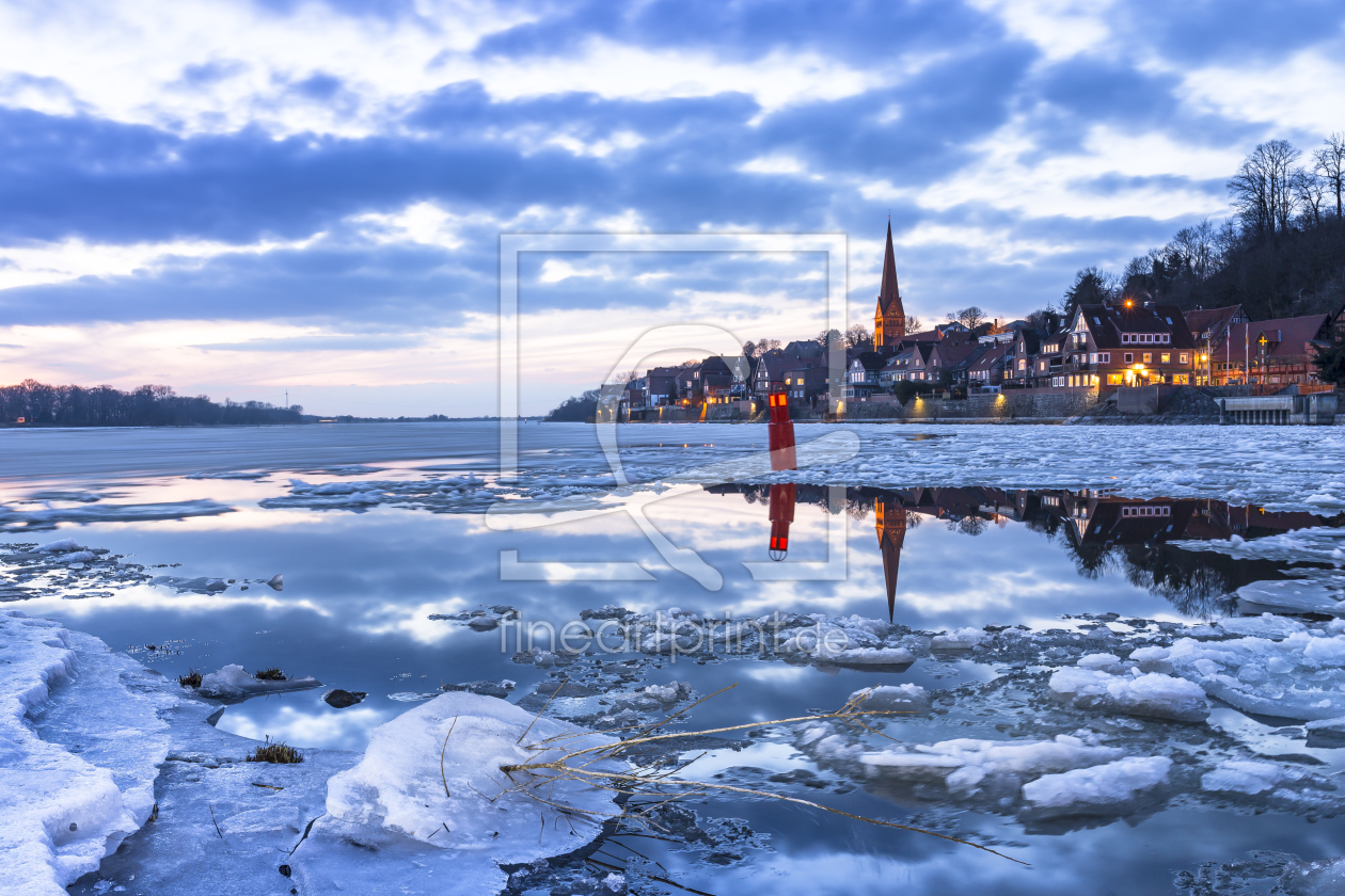 Bild-Nr.: 12031699 Lauenburg im Winter erstellt von Eisermann-Fotografie