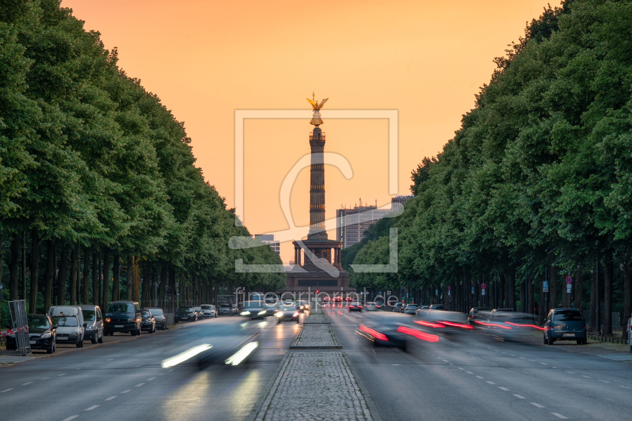 Bild-Nr.: 12031828 Siegessäule und Straße des 17 Juni in Berlin erstellt von eyetronic