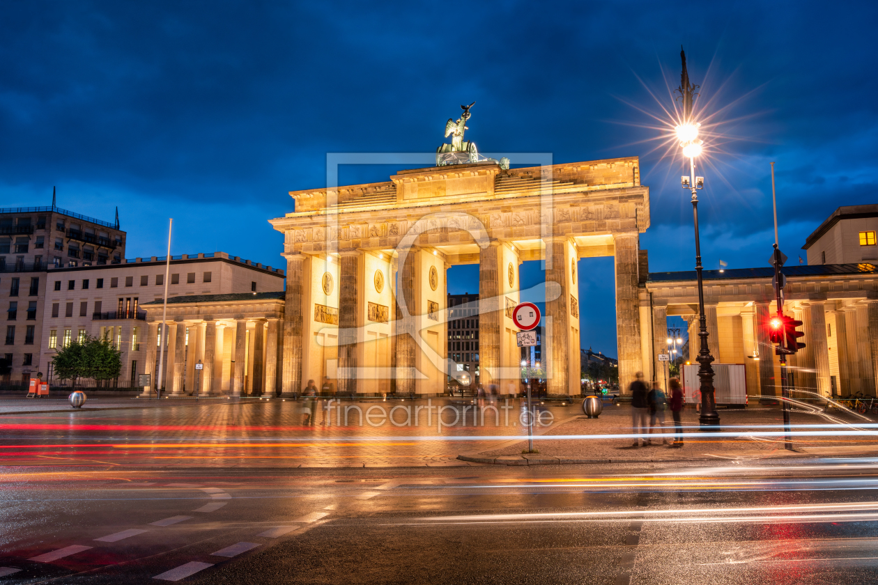 Bild-Nr.: 12032286 Das Brandenburger Tor bei Nacht erstellt von eyetronic
