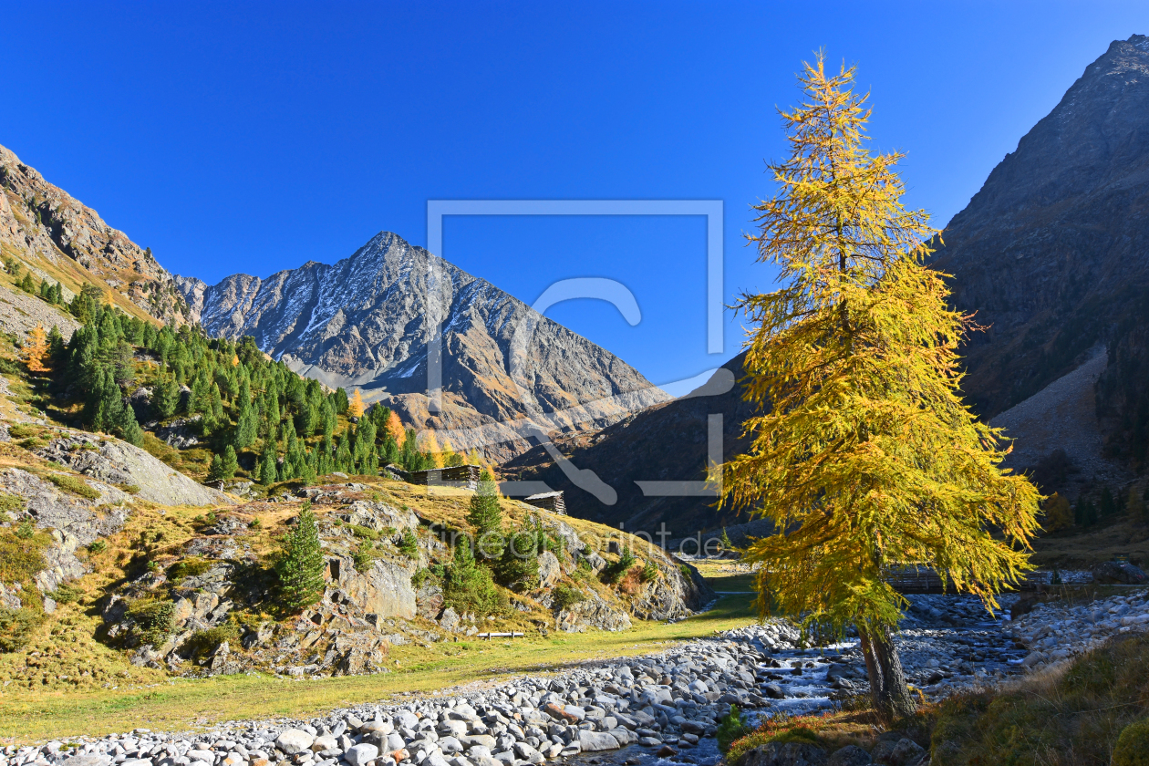 Bild-Nr.: 12033658 Sonniger Herbsttag in den Bergen- Stubaier Alpen erstellt von Andreas Föll