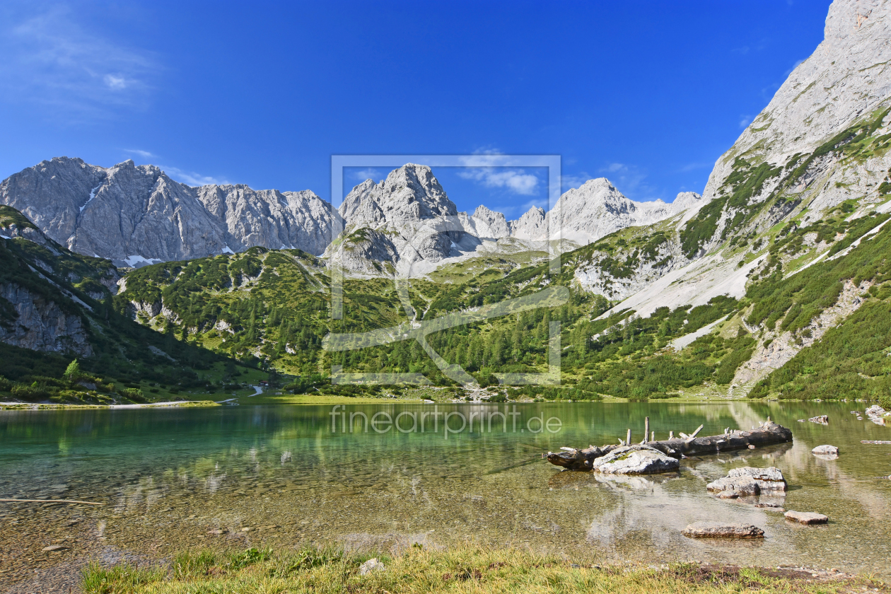 Bild-Nr.: 12033663 Türkisfarbener Bergsee im Sommer- Seebensee erstellt von Andreas Föll