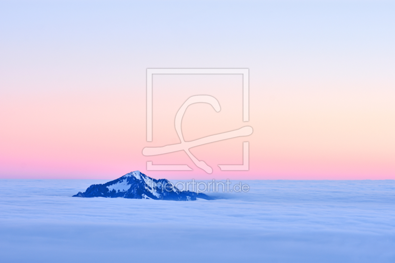 Bild-Nr.: 12033774 Berg bei Morgendämmerung über Wolkenmeer erstellt von Andreas Föll