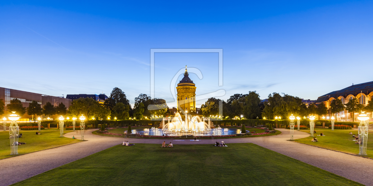 Bild-Nr.: 12034141 Wasserturm am Friedrichsplatz in Mannheim erstellt von dieterich