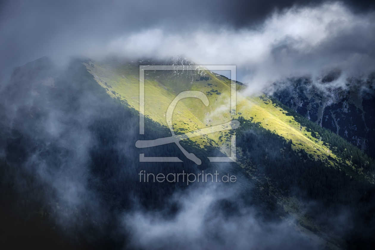 Bild-Nr.: 12035586 Wolkenstimmung in den Bergen erstellt von Wolfgang Zwanzger
