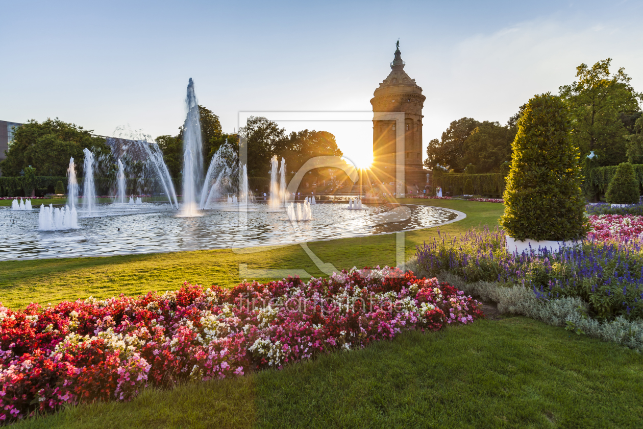 Bild-Nr.: 12037239 Wasserturm am Friedrichsplatz in Mannheim erstellt von dieterich