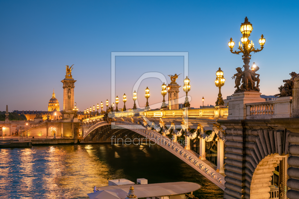 Bild-Nr.: 12039279 Pont Alexandre III in Paris erstellt von eyetronic