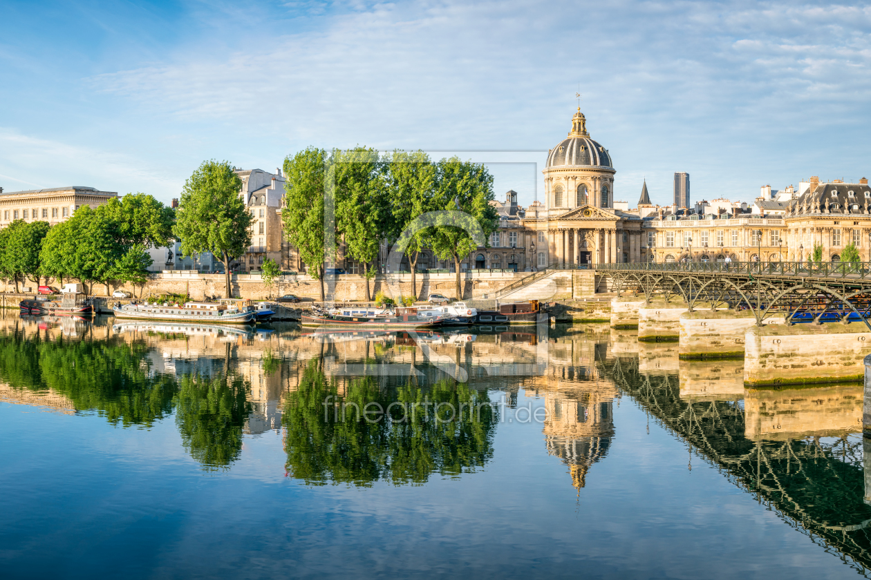 Bild-Nr.: 12039998 Pont des Arts und Insitut de France in Paris erstellt von eyetronic