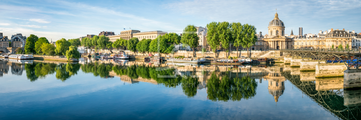 Bild-Nr.: 12040587 Paris Panorama mit Seine und Pont des Arts erstellt von eyetronic