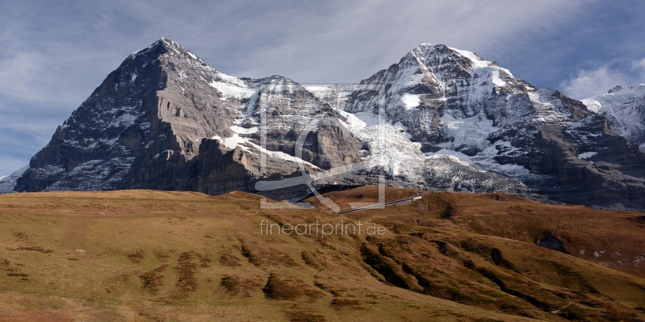 Bild-Nr.: 12041918 Bahnstrecke Richtung Eigergletscher erstellt von Bettina Schnittert