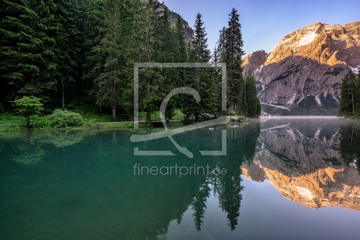 Bild-Nr.: 12042441 Morgenstille - Pragser Wildsee Südtirol erstellt von Achim Thomae