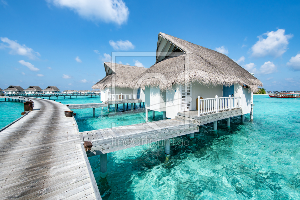 Bild-Nr.: 12042881 Overwater Bungalow auf den Malediven erstellt von eyetronic