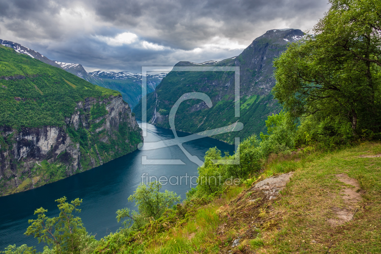 Bild-Nr.: 12044528 Blick auf den Geirangerfjord in Norwegen erstellt von Rico Ködder