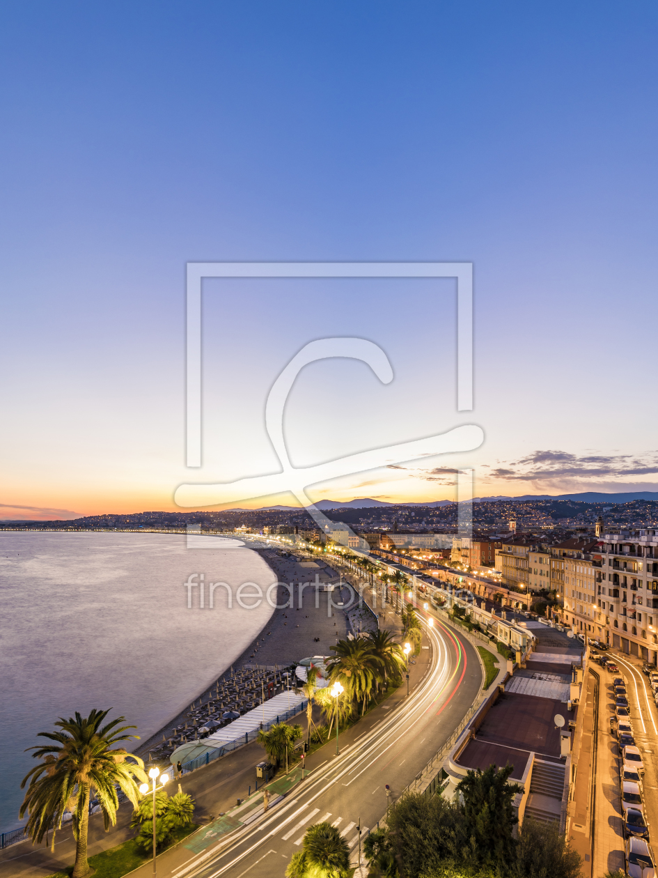 Bild-Nr.: 12045270 Promenade des Anglais in Nizza an der Cote d\'Azur erstellt von dieterich