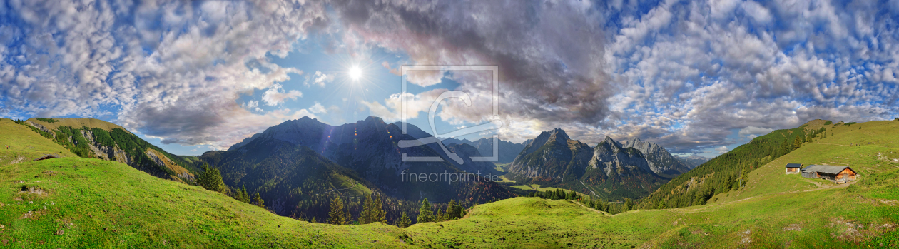 Bild-Nr.: 12045446 Risstal Panorama 360 im Karwendel erstellt von Rucker