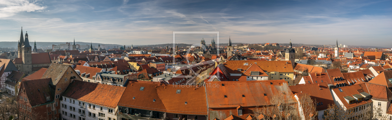 Bild-Nr.: 12047632 Erfurt Panorama erstellt von FotoDeHRO