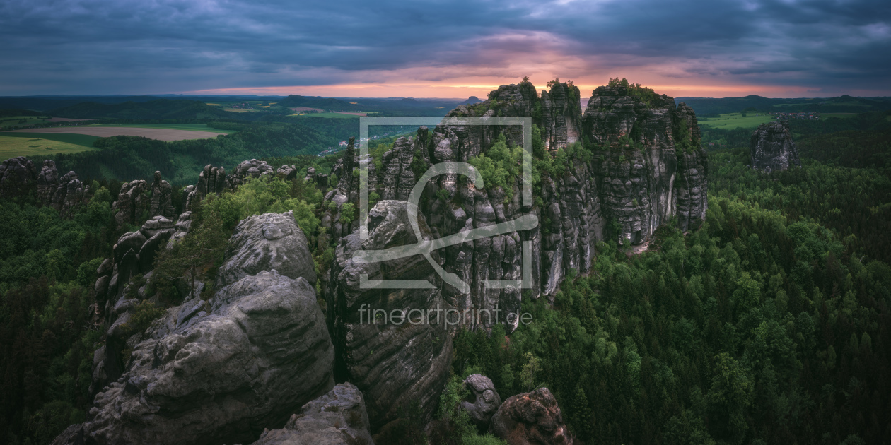 Bild-Nr.: 12051617 Sächsische Schweiz Schmrammsteine Panorama  erstellt von Jean Claude Castor