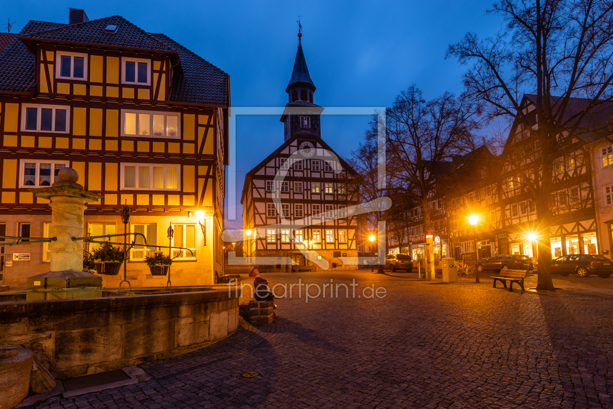 Bild-Nr.: 12051689 Abendstimmung am Martplatz von Bad Sooden-Allendor erstellt von WunderschoenesNordhessen