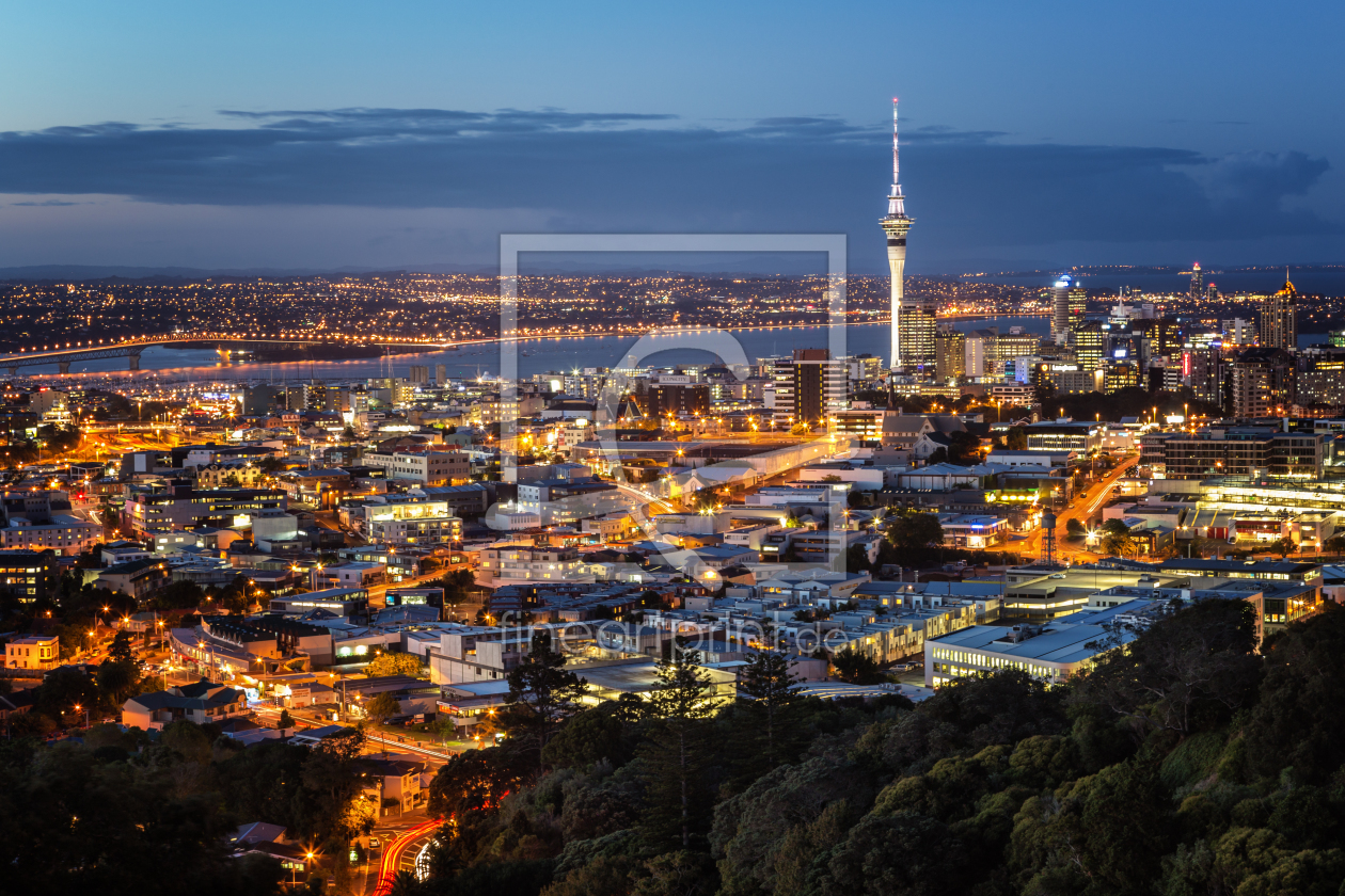 Bild-Nr.: 12052075 Auckland Skyline erstellt von TomKli