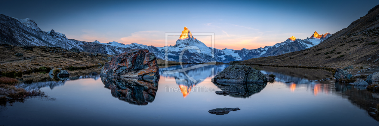 Bild-Nr.: 12056260 Stellisee und Matterhorn in den Schweizer Alpen erstellt von eyetronic