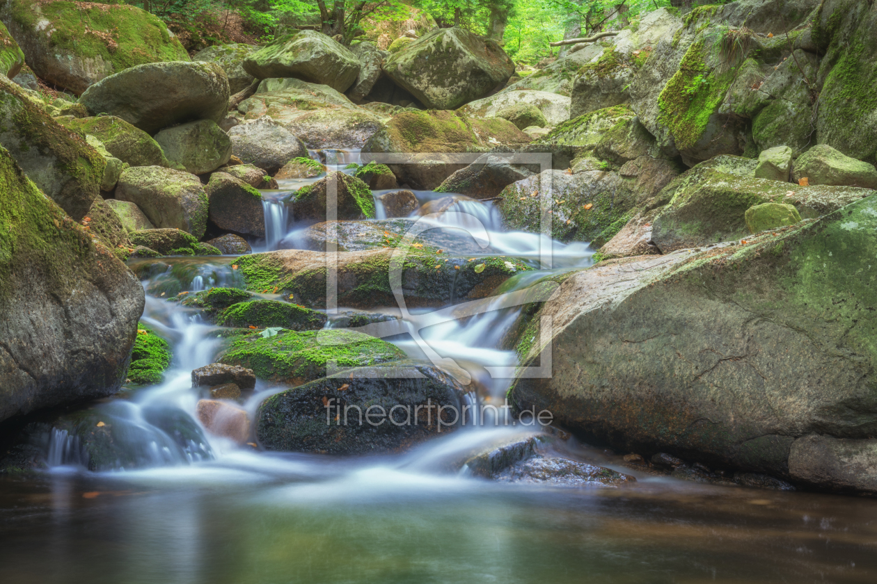Bild-Nr.: 12058500 Wasserfall im Harz erstellt von luxpediation