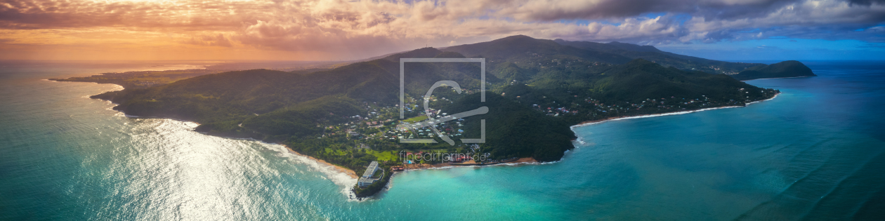 Bild-Nr.: 12058502 Guadeloupe Karibik Strand Panorama Luftaufnahme erstellt von Jean Claude Castor