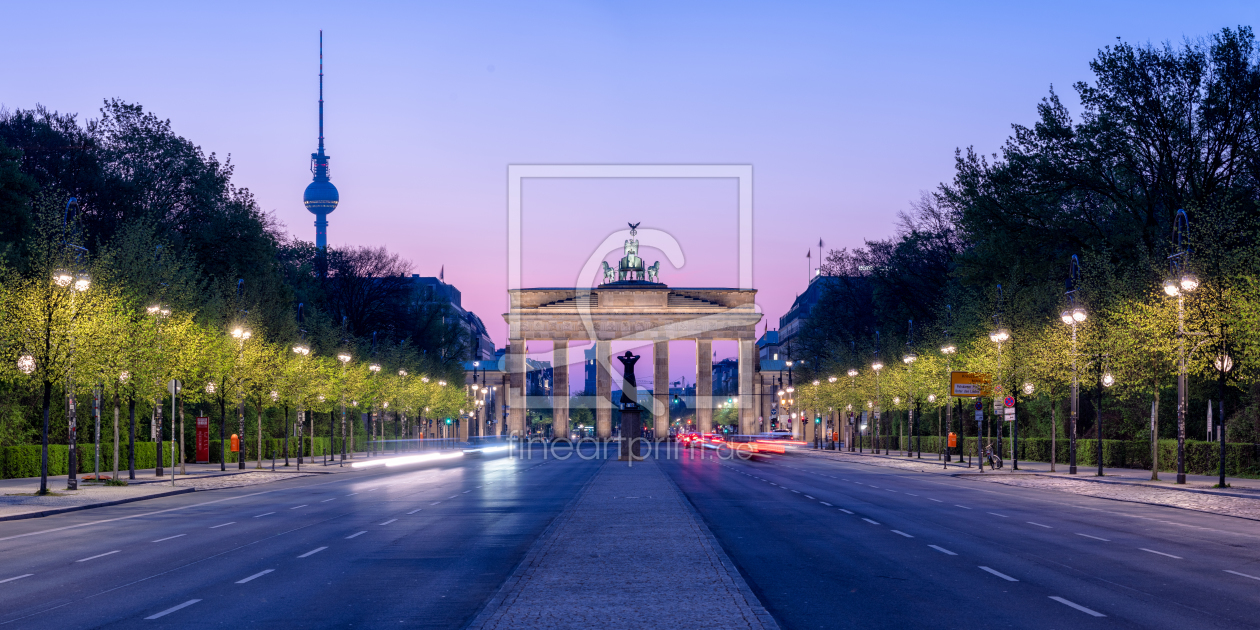 Bild-Nr.: 12061397 Brandenburger Tor und Straße des 17 Juni erstellt von eyetronic