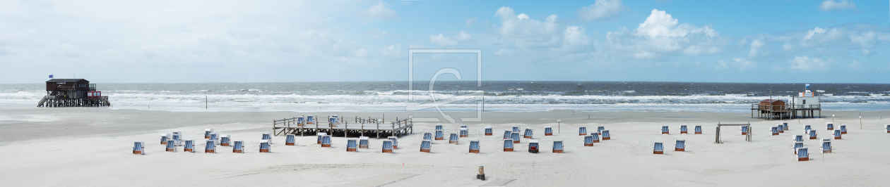 Bild-Nr.: 12067538 Strandkörbe an der Nordsee erstellt von ReichderNatur