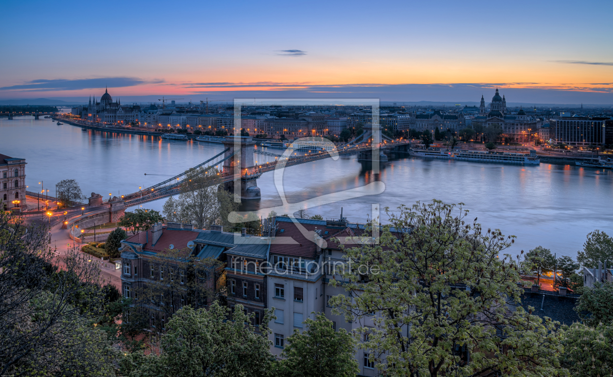 Bild-Nr.: 12072583 blaue Stunde in Budapest erstellt von KundenNr-349897