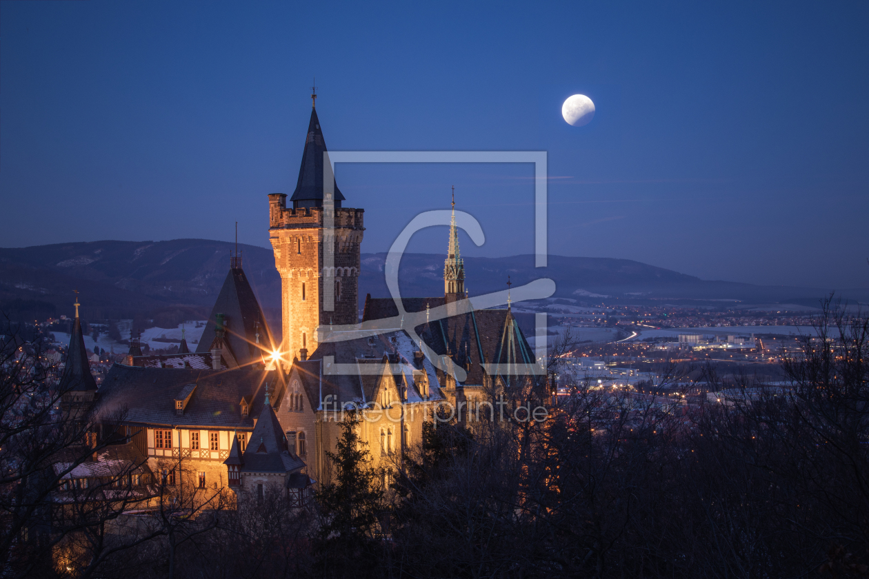 Bild-Nr.: 12075031 Schloss Wernigerode zur Winterzeit  erstellt von Thomas Franke