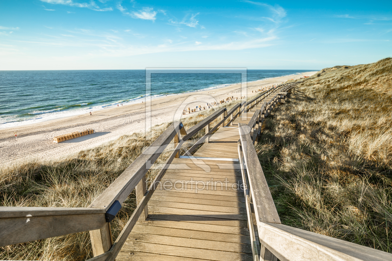 Bild-Nr.: 12079564 Sylt Strandtreppe erstellt von Ursula Reins