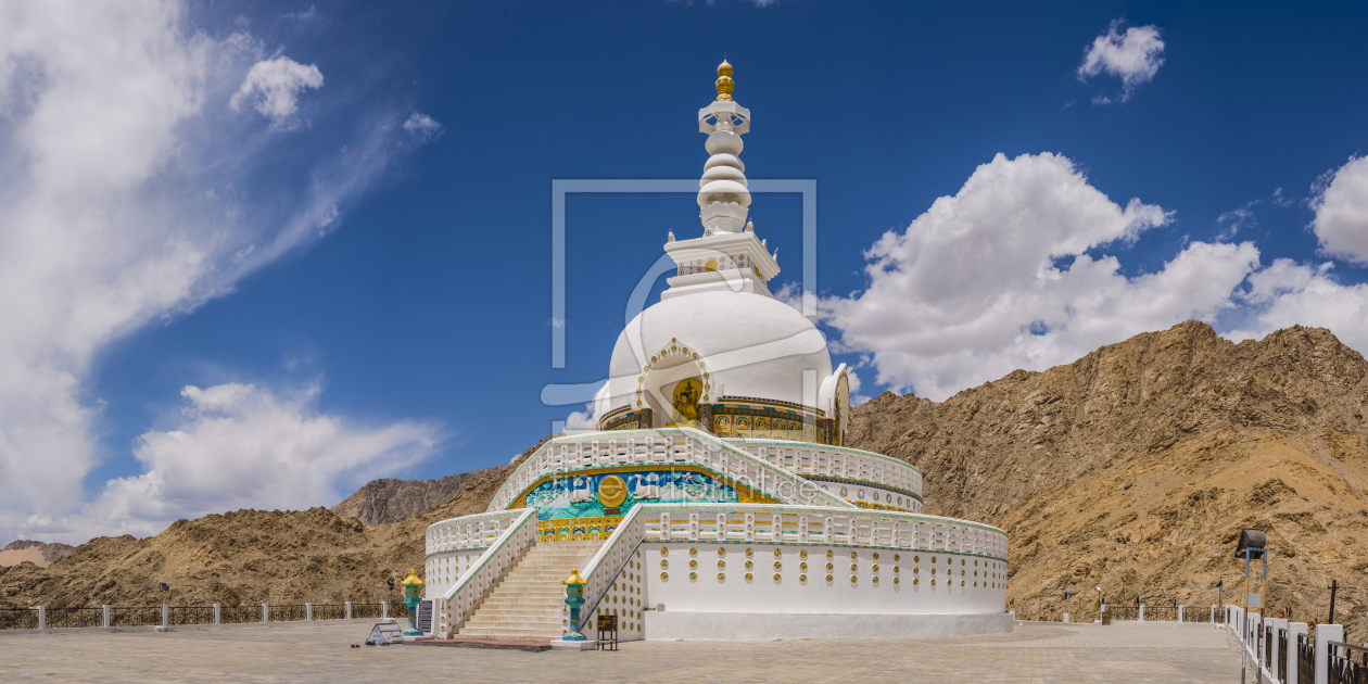 Bild-Nr.: 12081729 Shanti Stupa erstellt von Walter G. Allgöwer