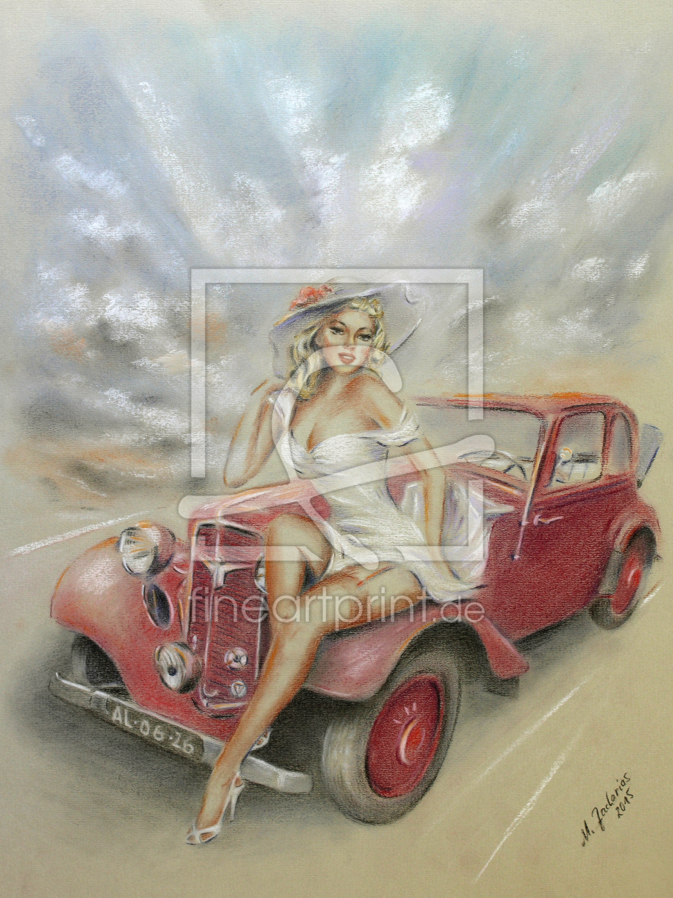 Bild-Nr.: 12083387 Pin-up und Oldtimer erstellt von Marita Zacharias