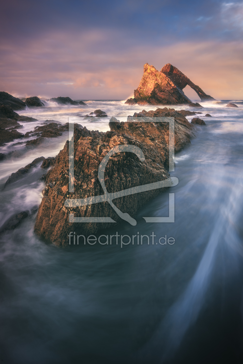 Bild-Nr.: 12086376 Schottland Bow Fiddle Rock  erstellt von Jean Claude Castor