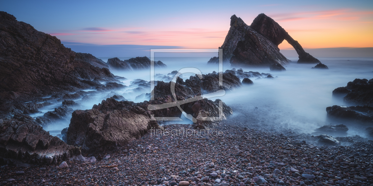 Bild-Nr.: 12086737 Schottland Bow Fiddle Rock Küste erstellt von Jean Claude Castor